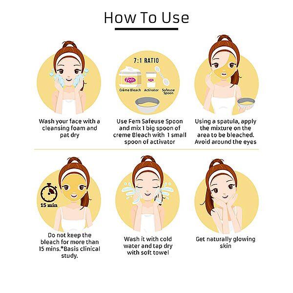 Fem Gold Creme Bleach With Real Gold- 8g 4 Fem Gold Creme Bleach With Real Gold- 8g - Image 3