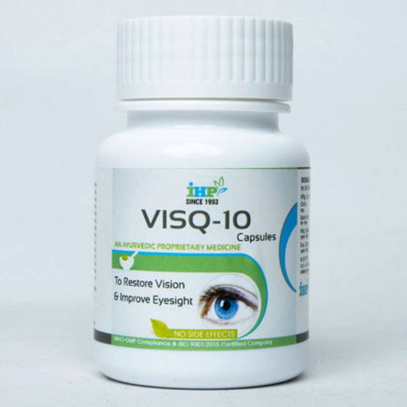 IHP Visq-10 Capsules For Eyesight Related Disorders- 30 2 Visq-10 Healthy Eye vision