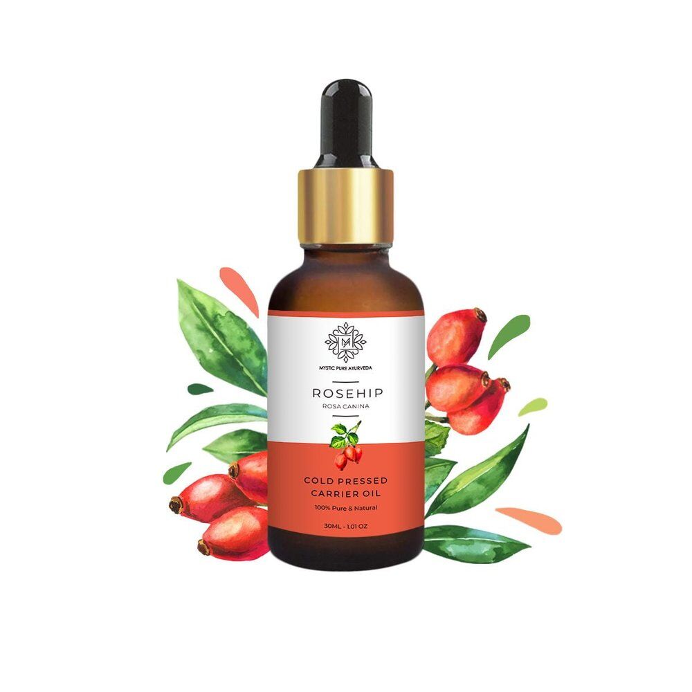 Pure Cold Pressed Rose Hip Oil Natural Skin & Hair Care- 30ml 2 Pure Cold Pressed Rose Hip Oil Natural Skin & Hair Care- 30ml