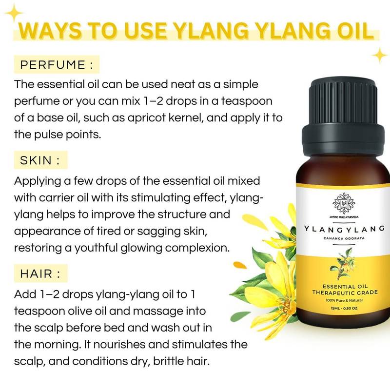100% Pure Ylang Ylang Essential Oil - Therapeutic Grade Aromatherapy Oil - 15ml 3 100% Pure Ylang Ylang Essential Oil - Therapeutic Grade Aromatherapy Oil - 15ml - Image 2