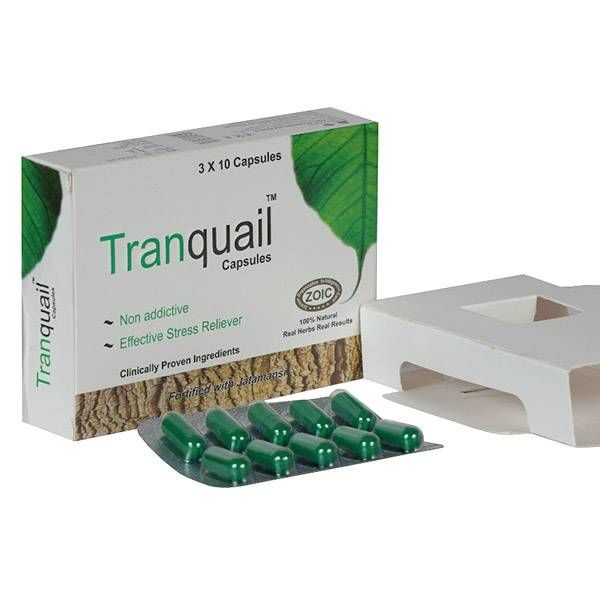 Zoic Tranquail Capsules For Stress and Anxiety - 30cap 2 Tranquail Capsules for stress and anxiety
