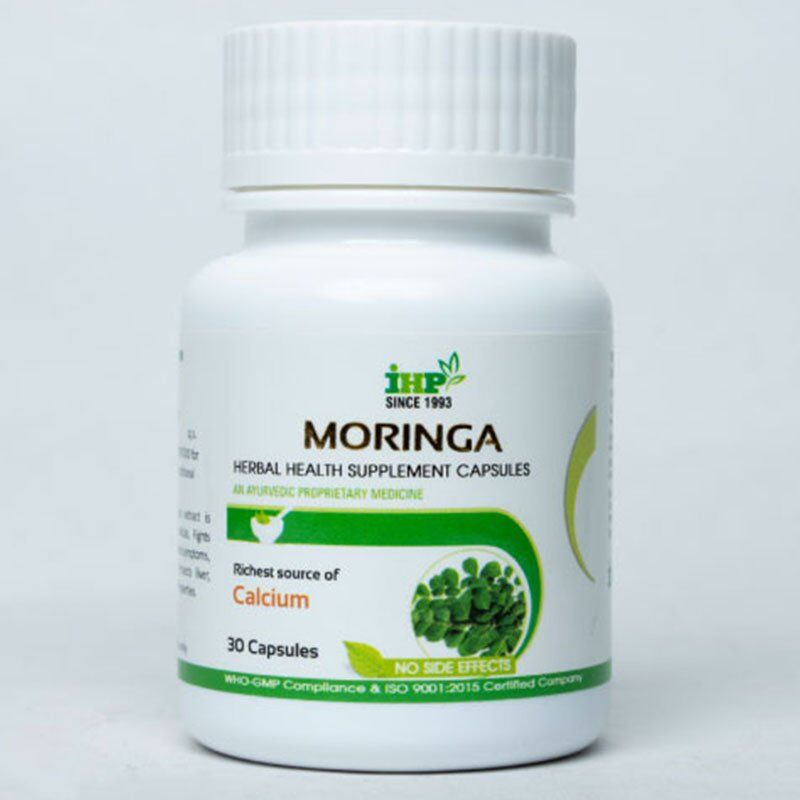 IHp Moringa Capsules For Boosts Immunity & Energy Levels - 30cap 2 Moringa capsules